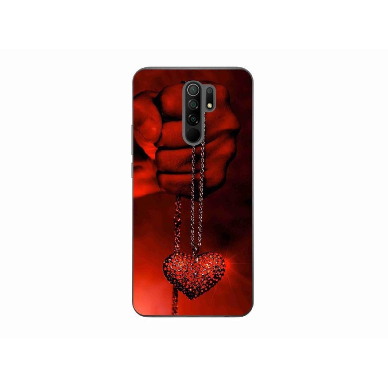 Gelový kryt mmCase na mobil Xiaomi Redmi 9 - náhrdelník
