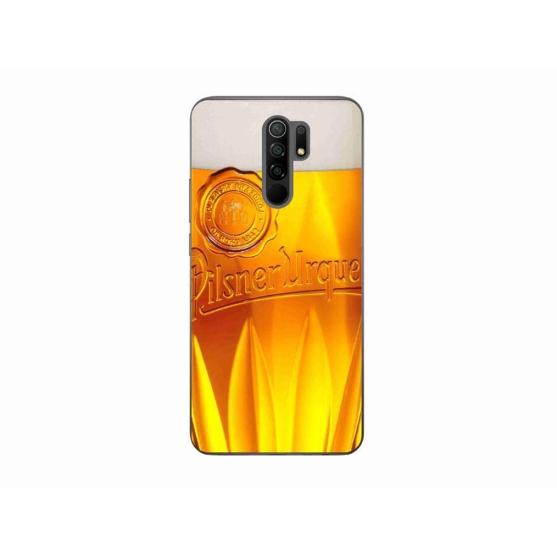 Gelový kryt mmCase na mobil Xiaomi Redmi 9 - pivo