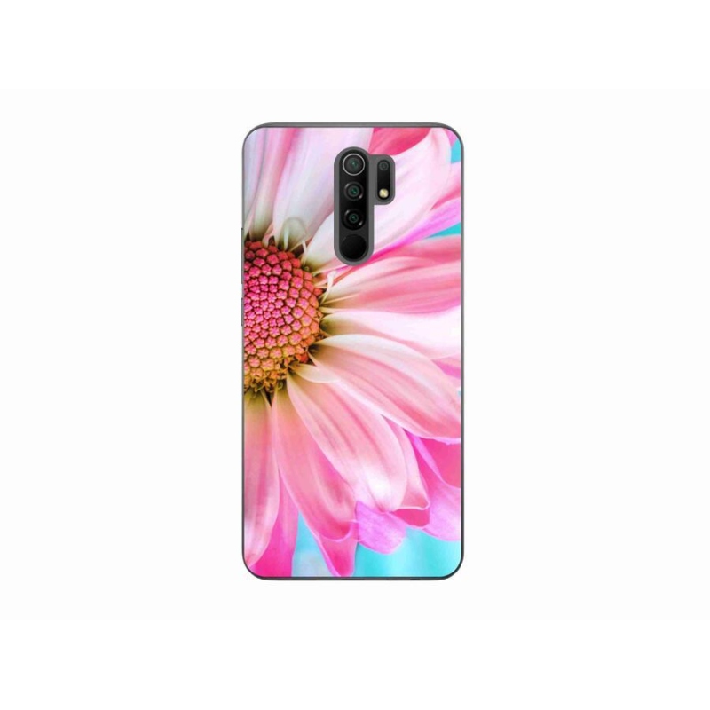 Gelový kryt mmCase na mobil Xiaomi Redmi 9 - růžová květina
