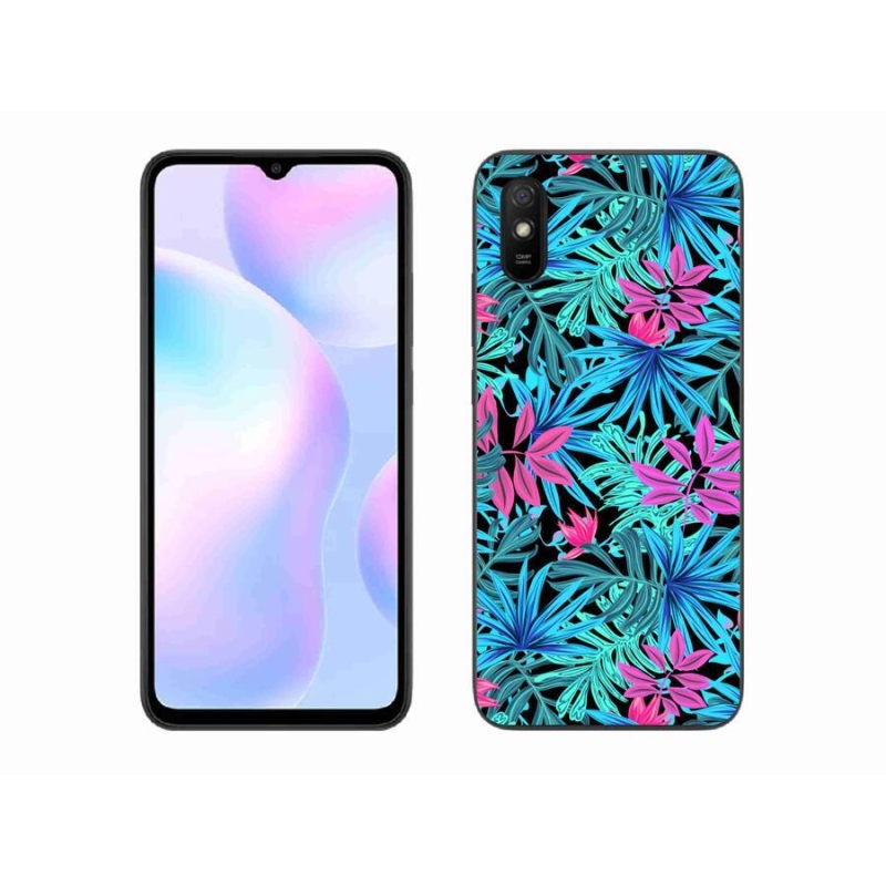 Gelový kryt mmCase na mobil Xiaomi Redmi 9A - květiny 3