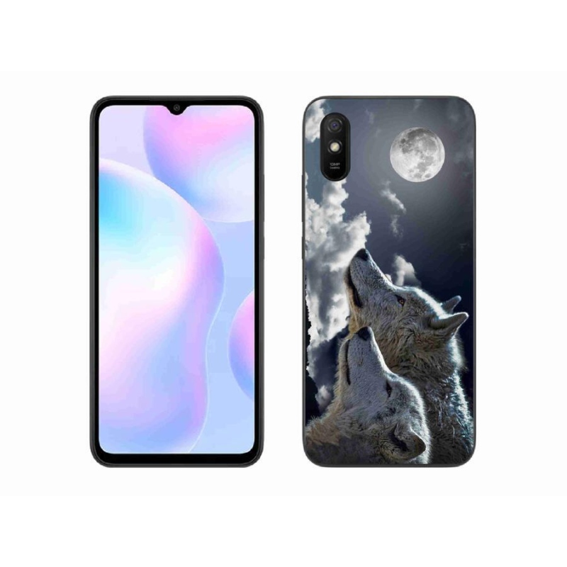 Gelový kryt mmCase na mobil Xiaomi Redmi 9A - vlci