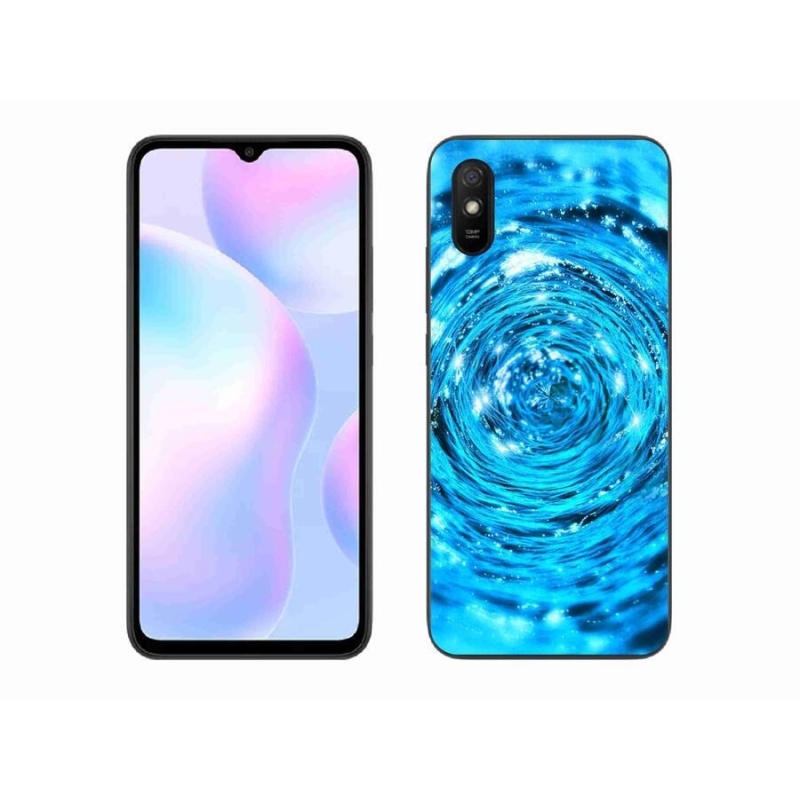 Gelový kryt mmCase na mobil Xiaomi Redmi 9A - vodní vír