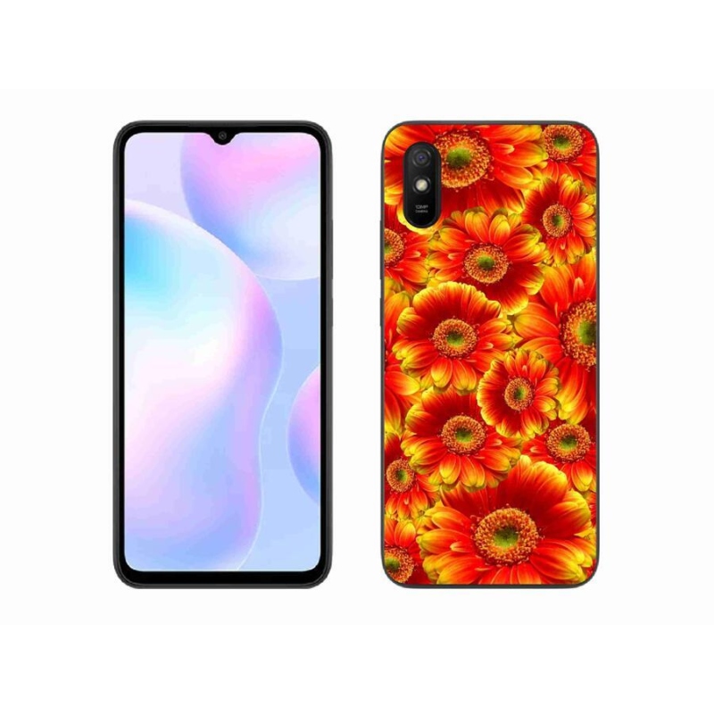 Gelový kryt mmCase na mobil Xiaomi Redmi 9AT - gerbera 1