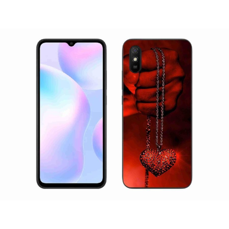 Gelový kryt mmCase na mobil Xiaomi Redmi 9AT - náhrdelník