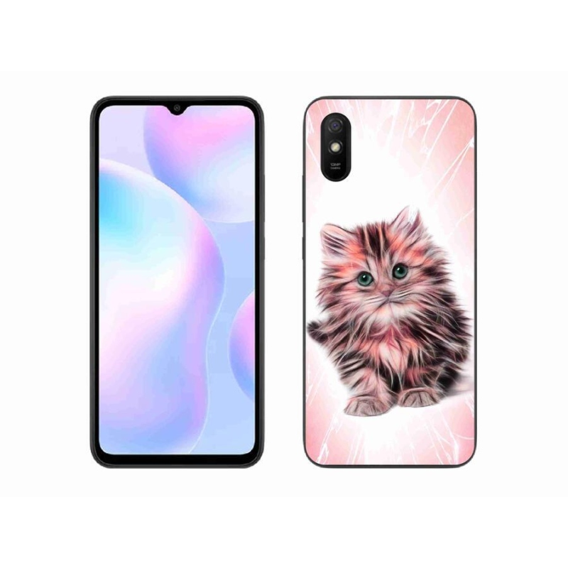 Gelový kryt mmCase na mobil Xiaomi Redmi 9AT - roztomilé kotě