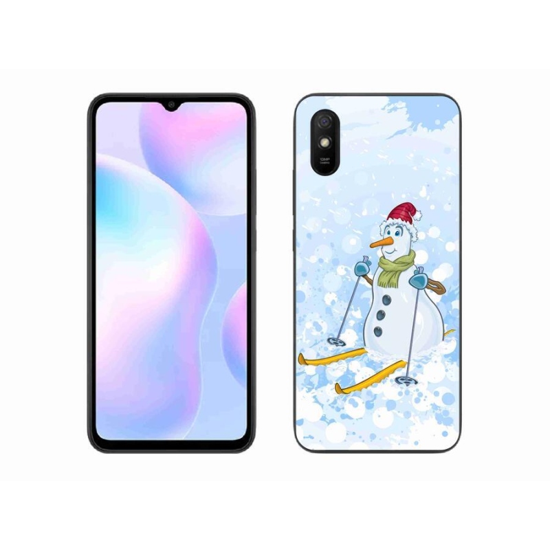 Gelový kryt mmCase na mobil Xiaomi Redmi 9AT - sněhulák