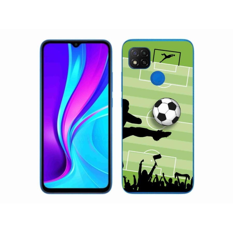 Gelový kryt mmCase na mobil Xiaomi Redmi 9C - fotbal 3