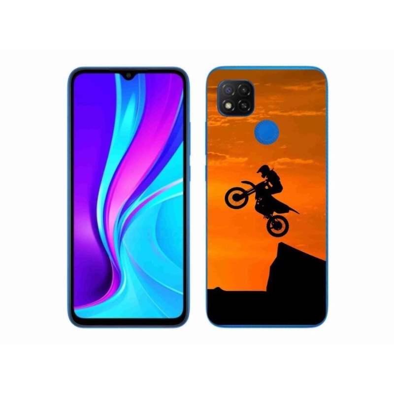 Gelový kryt mmCase na mobil Xiaomi Redmi 9C - motocross