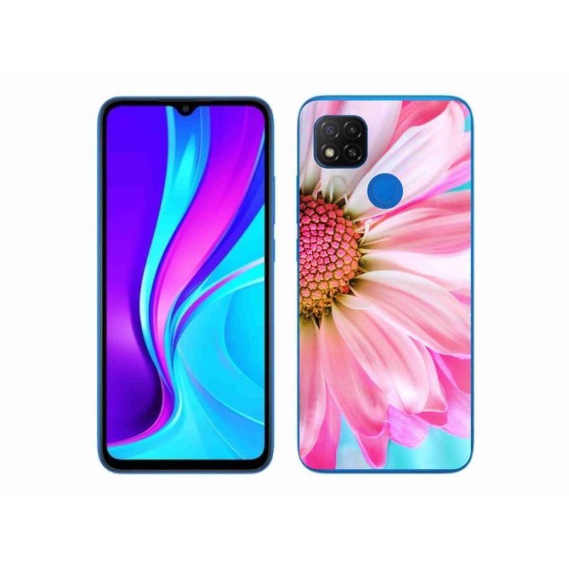 Gelový kryt mmCase na mobil Xiaomi Redmi 9C - růžová květina