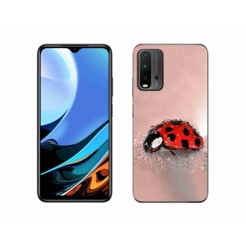 Gelový kryt mmCase na mobil Xiaomi Redmi 9T - beruška