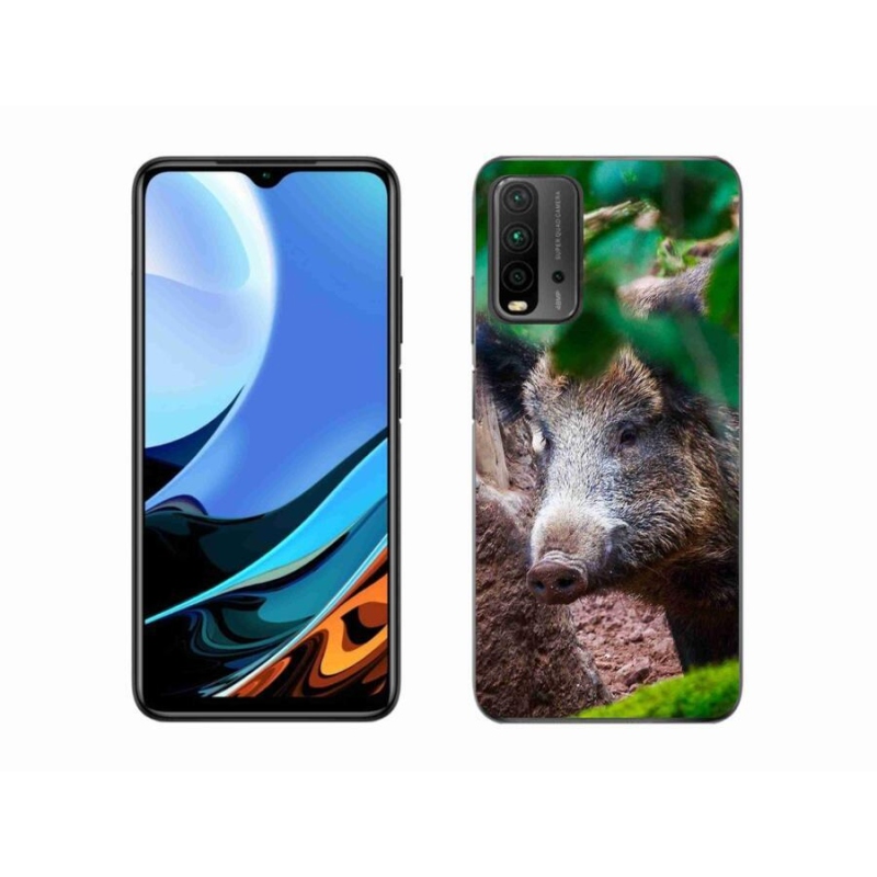 Gelový kryt mmCase na mobil Xiaomi Redmi 9T - divoké prase