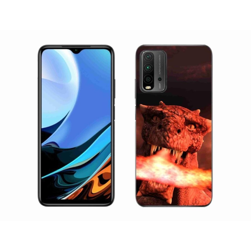 Gelový kryt mmCase na mobil Xiaomi Redmi 9T - drak