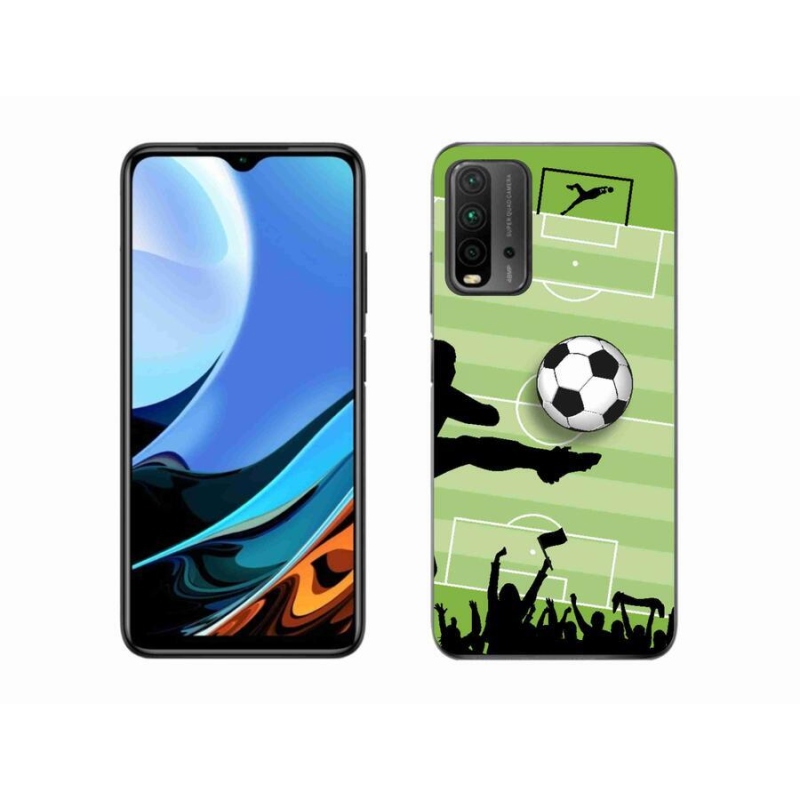 Gelový kryt mmCase na mobil Xiaomi Redmi 9T - fotbal 3