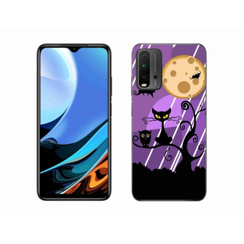 Gelový kryt mmCase na mobil Xiaomi Redmi 9T - halloween