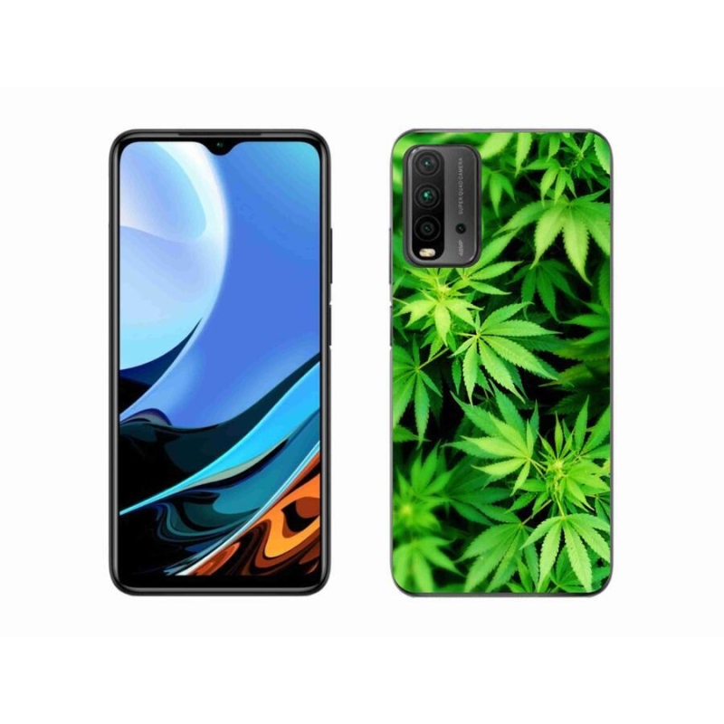 Gelový kryt mmCase na mobil Xiaomi Redmi 9T - konopí 3