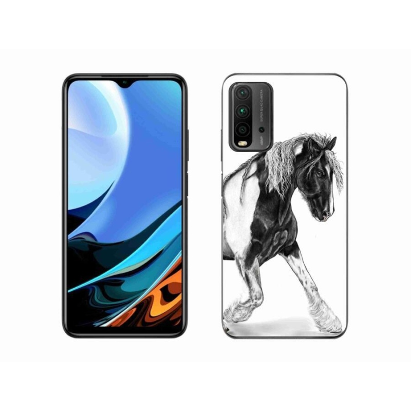 Gelový kryt mmCase na mobil Xiaomi Redmi 9T - kůň