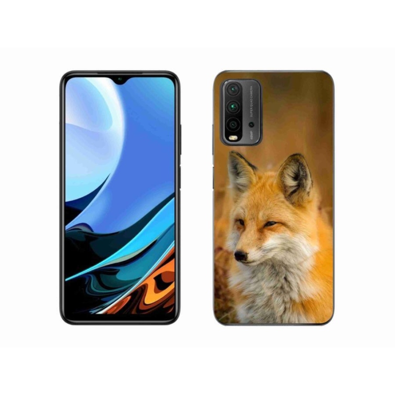 Gelový kryt mmCase na mobil Xiaomi Redmi 9T - liška