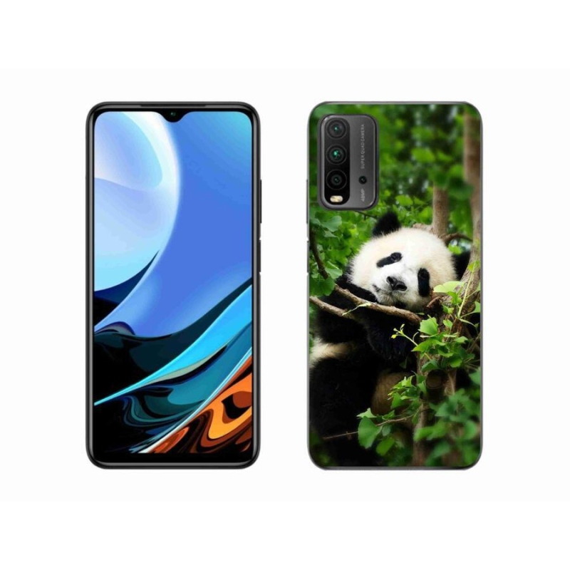 Gelový kryt mmCase na mobil Xiaomi Redmi 9T - panda