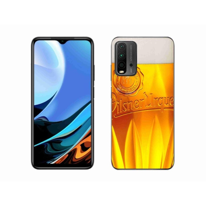 Gelový kryt mmCase na mobil Xiaomi Redmi 9T - pivo