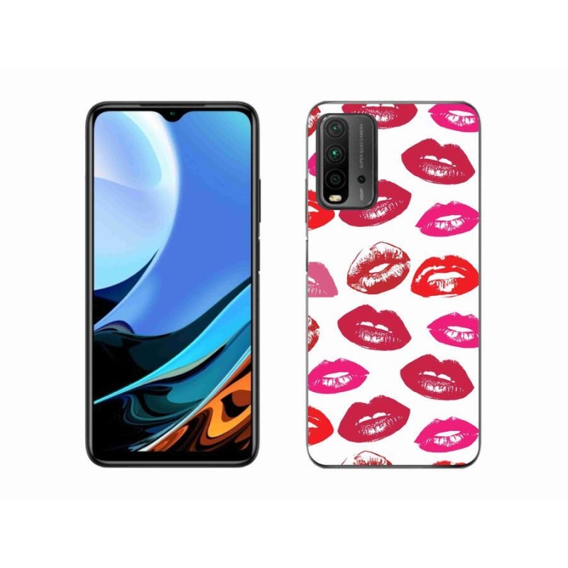 Gelový kryt mmCase na mobil Xiaomi Redmi 9T - rty