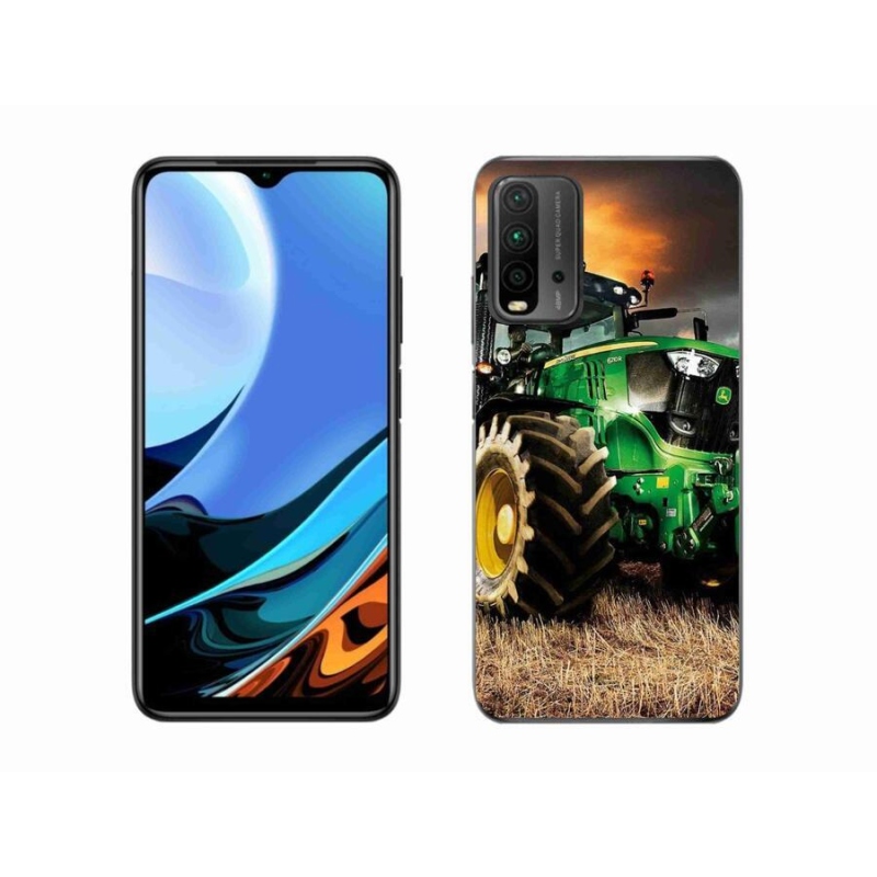 Gelový kryt mmCase na mobil Xiaomi Redmi 9T - traktor