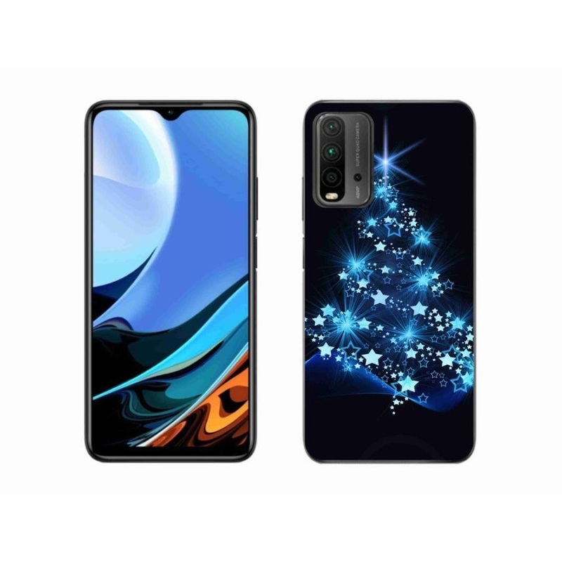 Gelový kryt mmCase na mobil Xiaomi Redmi 9T - vánoční stromek