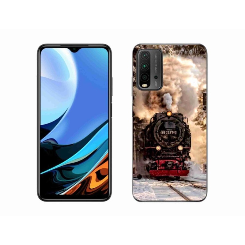 Gelový kryt mmCase na mobil Xiaomi Redmi 9T - vlak