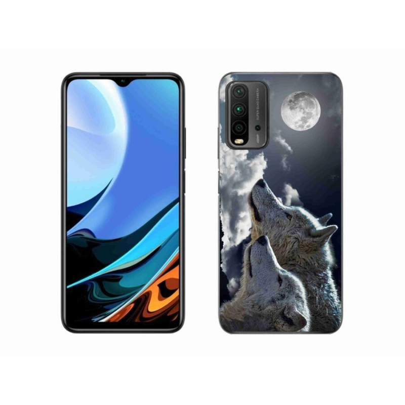 Gelový kryt mmCase na mobil Xiaomi Redmi 9T - vlci