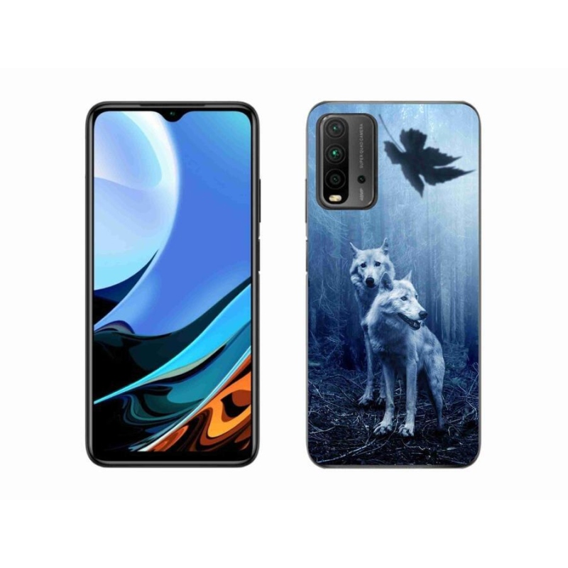 Gelový kryt mmCase na mobil Xiaomi Redmi 9T - vlci v lese
