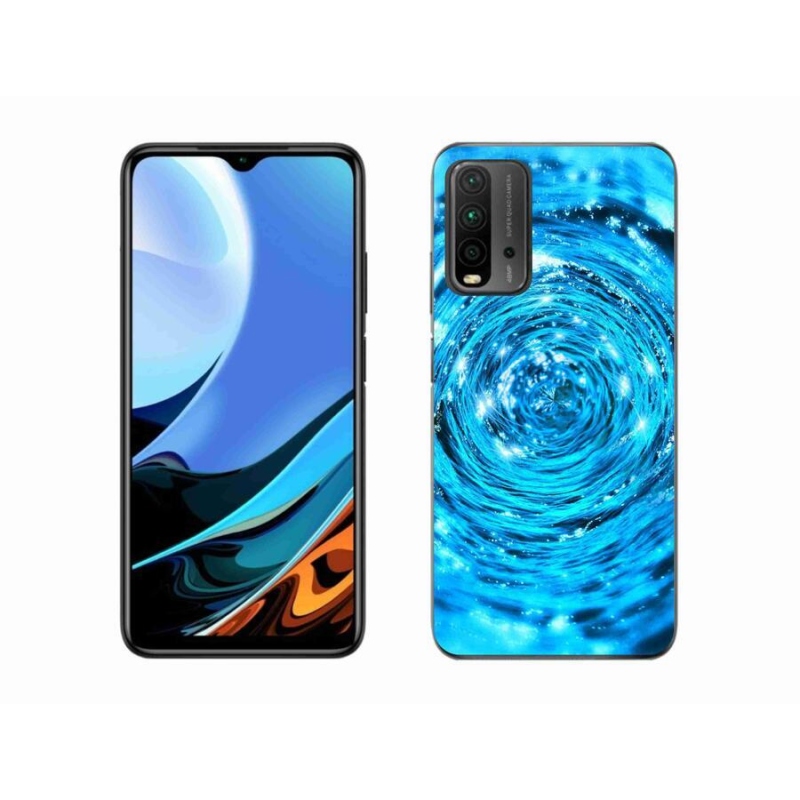 Gelový kryt mmCase na mobil Xiaomi Redmi 9T - vodní vír