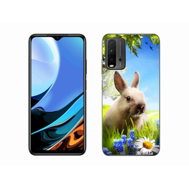 Gelový kryt mmCase na mobil Xiaomi Redmi 9T - zajíček