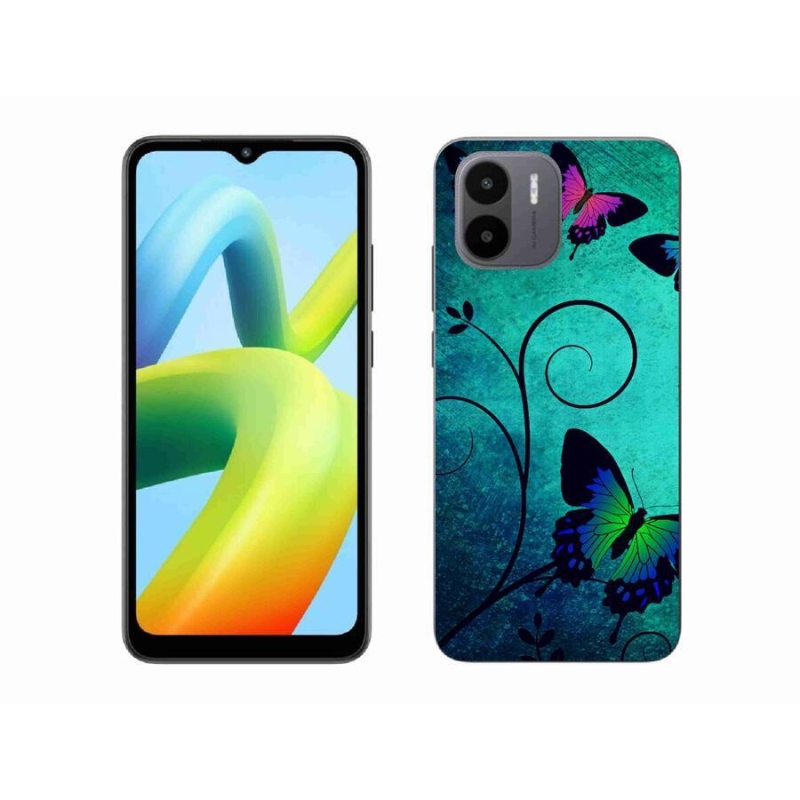 Gelový kryt mmCase na mobil Xiaomi Redmi A1/Redmi A2 - barevní motýli