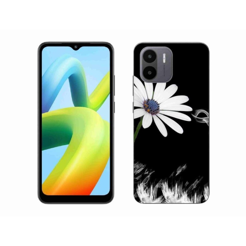 Gelový kryt mmCase na mobil Xiaomi Redmi A1/Redmi A2 - bílá květina
