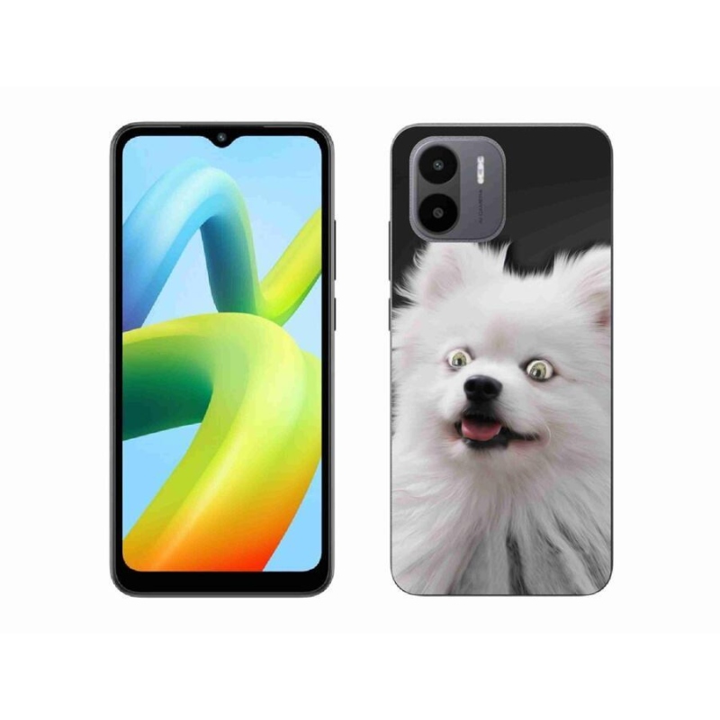 Gelový kryt mmCase na mobil Xiaomi Redmi A1/Redmi A2 - bílý špic