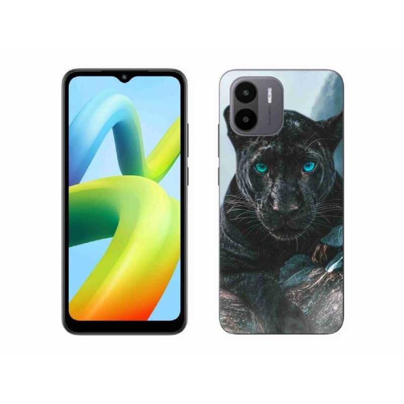 Gelový kryt mmCase na mobil Xiaomi Redmi A1/Redmi A2 - černý panter