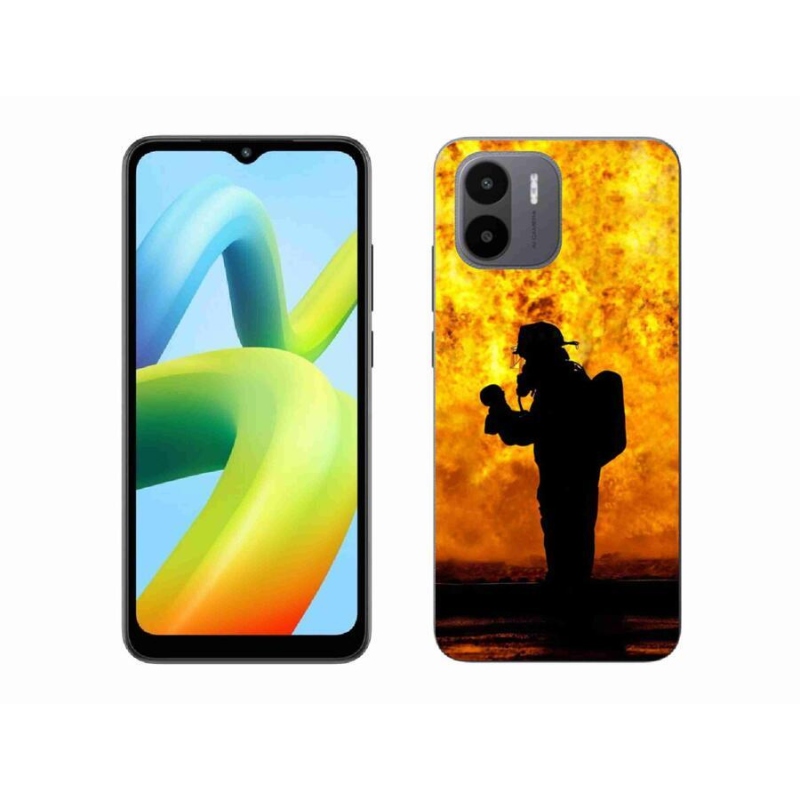 Gelový kryt mmCase na mobil Xiaomi Redmi A1/Redmi A2 - hasič