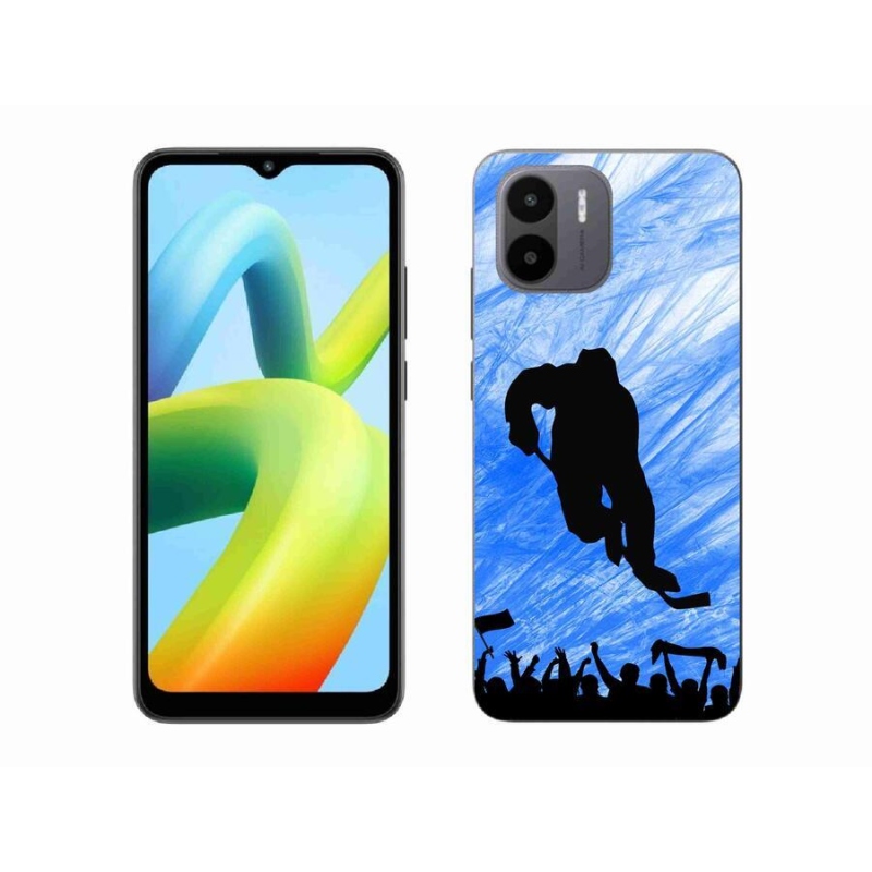 Gelový kryt mmCase na mobil Xiaomi Redmi A1/Redmi A2 - hokejový hráč
