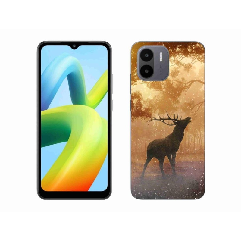 Gelový kryt mmCase na mobil Xiaomi Redmi A1/Redmi A2 - jelen v říji