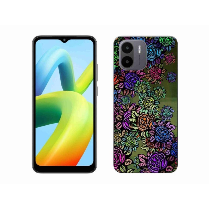 Gelový kryt mmCase na mobil Xiaomi Redmi A1/Redmi A2 - květiny 6