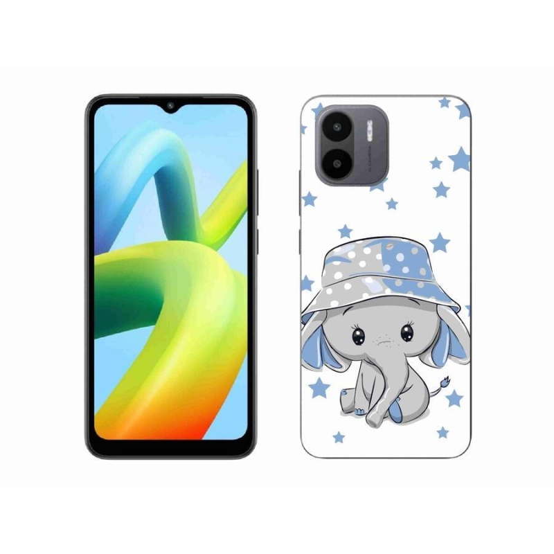 Gelový kryt mmCase na mobil Xiaomi Redmi A1/Redmi A2 - modrý slon