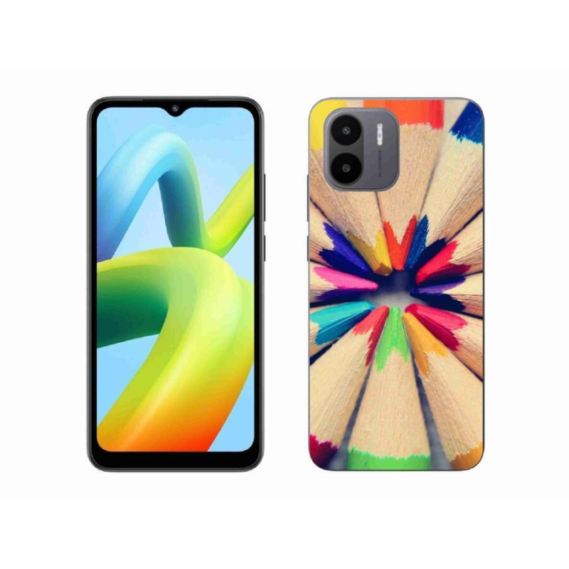 Gelový kryt mmCase na mobil Xiaomi Redmi A1/Redmi A2 - pastelky