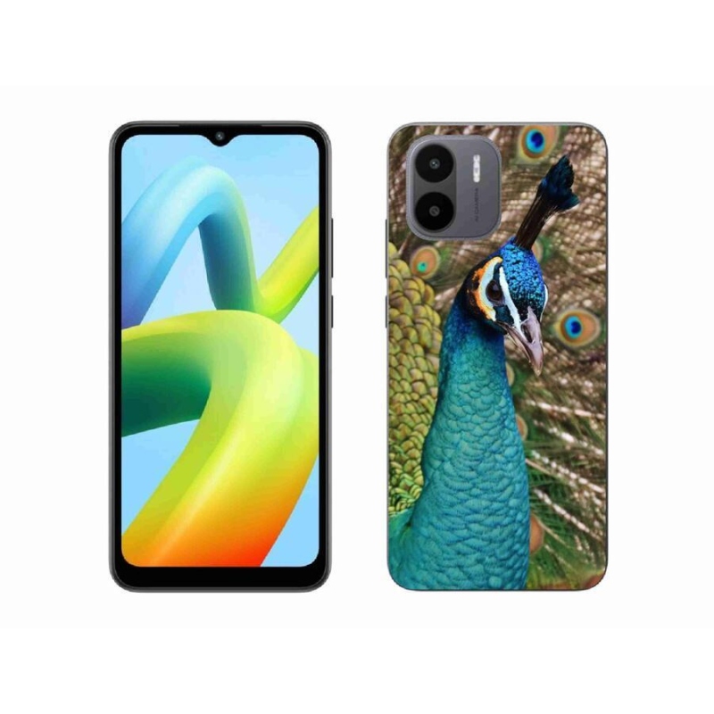 Gelový kryt mmCase na mobil Xiaomi Redmi A1/Redmi A2 - páv