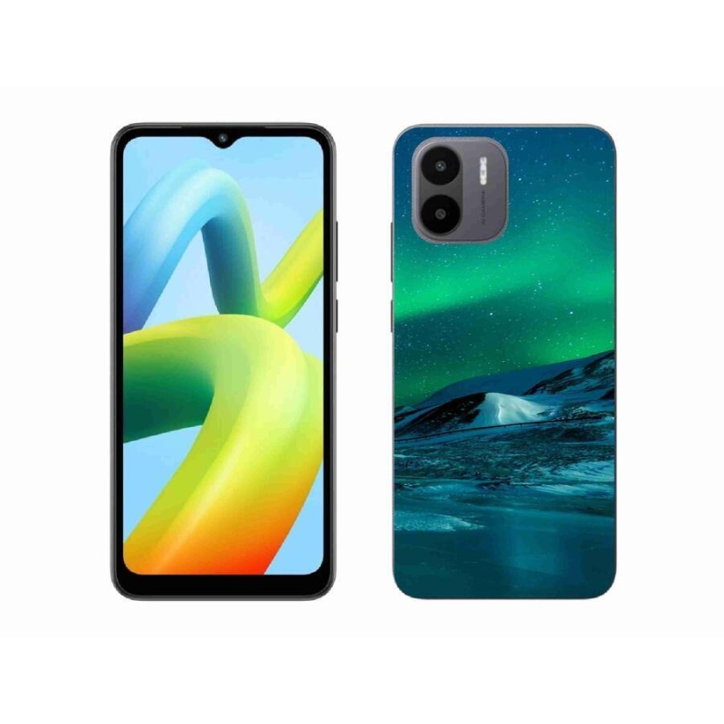 Gelový kryt mmCase na mobil Xiaomi Redmi A1/Redmi A2 - polární záře