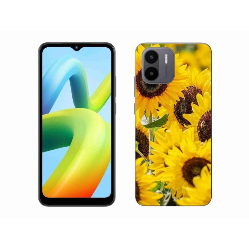 Gelový kryt mmCase na mobil Xiaomi Redmi A1/Redmi A2 - slunečnice