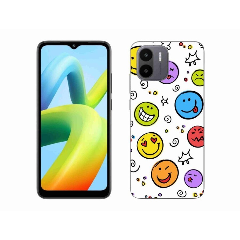 Gelový kryt mmCase na mobil Xiaomi Redmi A1/Redmi A2 - smajlíci