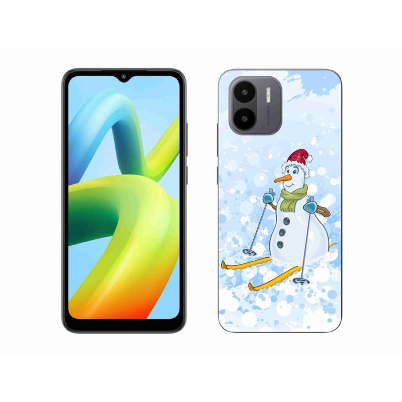 Gelový kryt mmCase na mobil Xiaomi Redmi A1/Redmi A2 - sněhulák