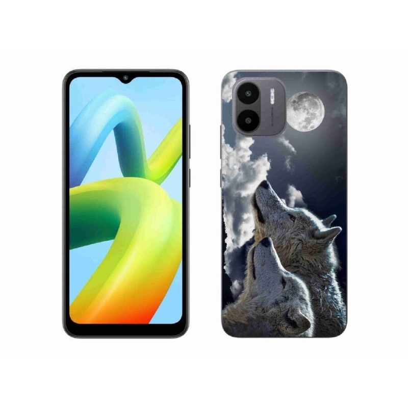 Gelový kryt mmCase na mobil Xiaomi Redmi A1/Redmi A2 - vlci