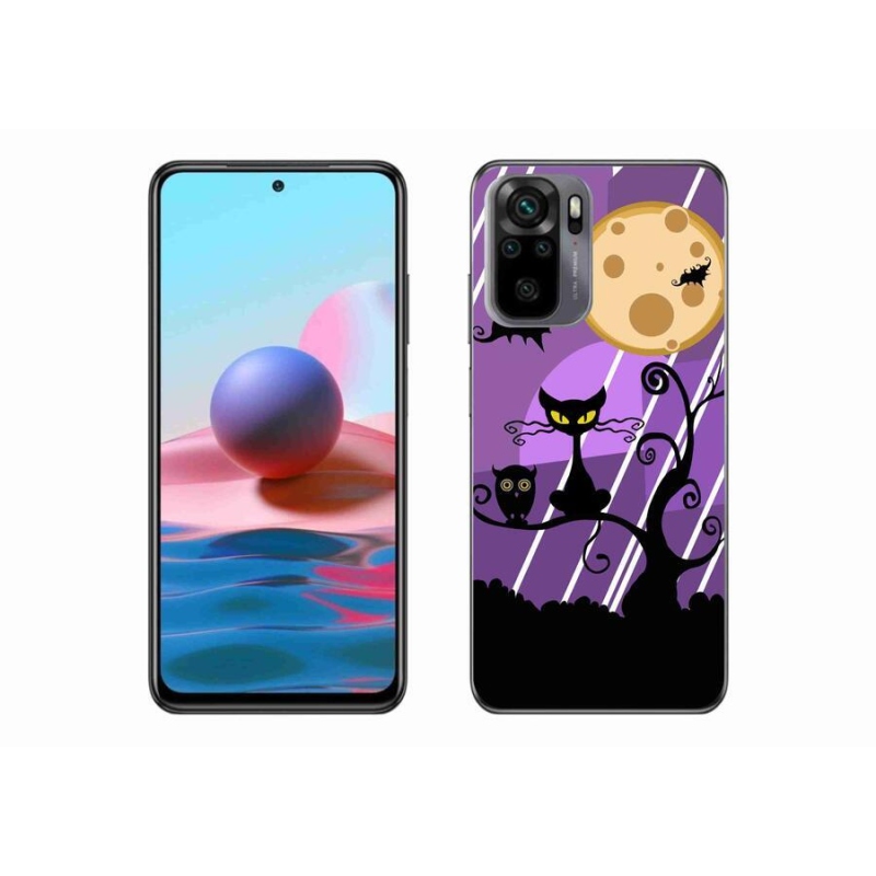 Gelový kryt mmCase na mobil Xiaomi Redmi Note 10 4G - halloween