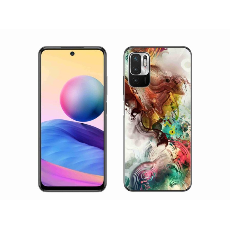 Gelový kryt mmCase na mobil Xiaomi Redmi Note 10 5G - abstrakt 1