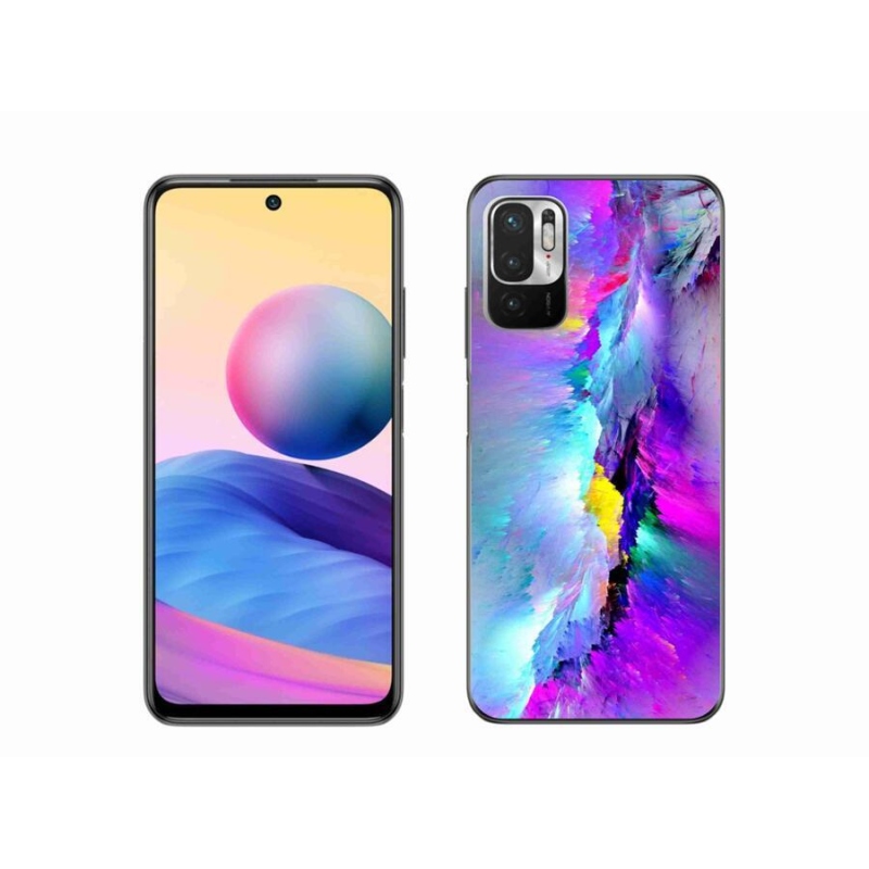 Gelový kryt mmCase na mobil Xiaomi Redmi Note 10 5G - abstrakt